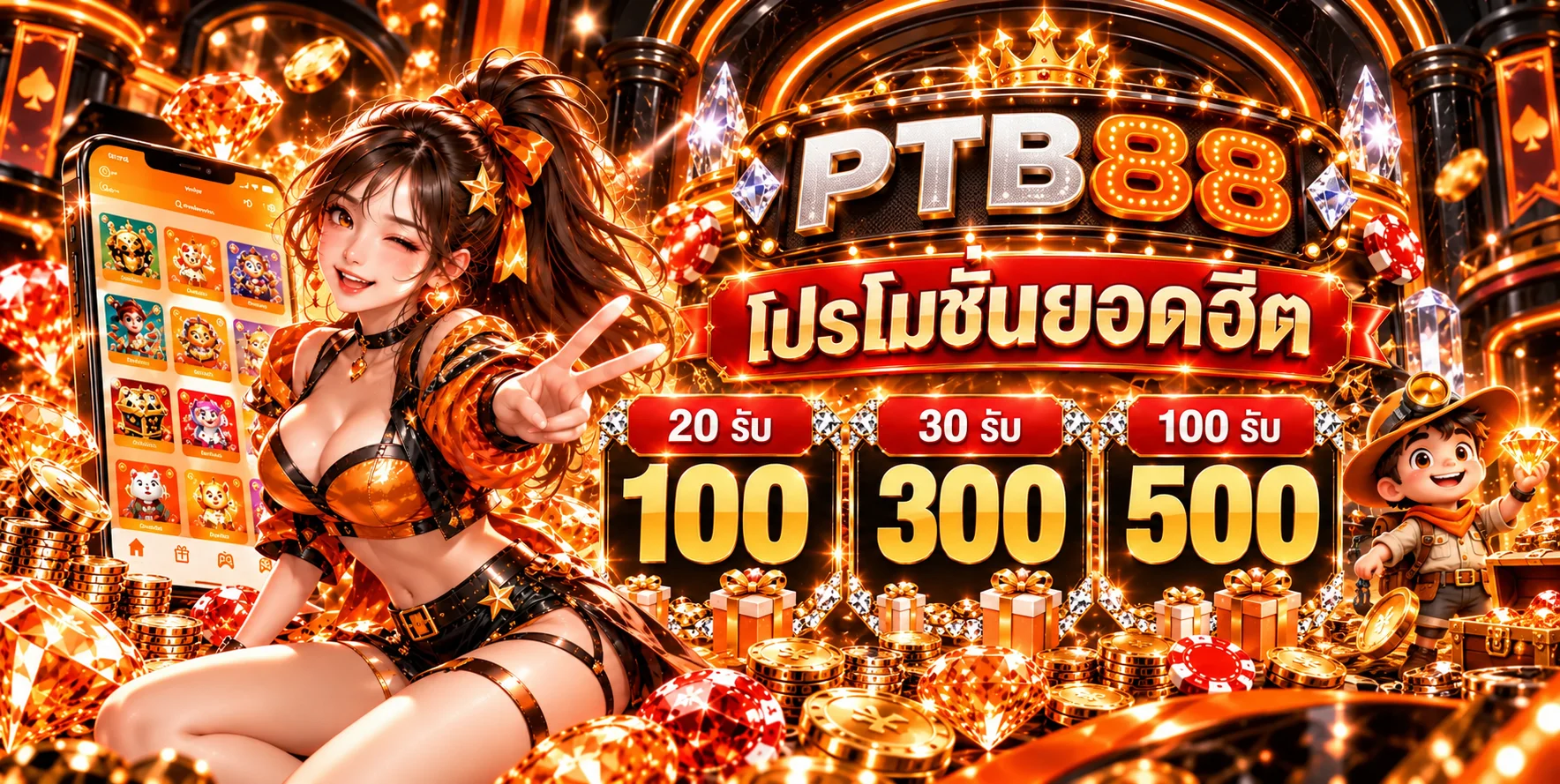 PTB88 เว็บตรง | ทางเข้า สล็อต คาสิโน กีฬา และหวย